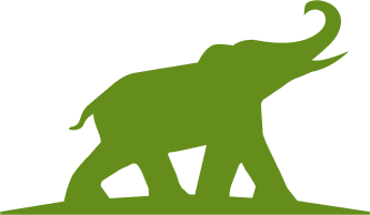 Éléphant vert